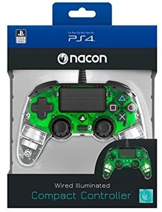 NACON Kontroler NACON Compact Controller Świecący Zielony - Kontrolery do Playstation - miniaturka - grafika 7