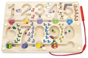 Viga Viga, labirynt magnetyczny Cyferki - Łamigłówki - miniaturka - grafika 2