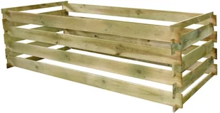 vidaXL Kompostownik, impregnowane drewno sosnowe, 160x80x58 cm - Kompostowniki - miniaturka - grafika 2