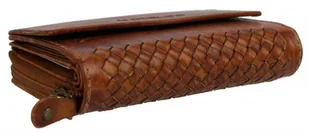 Jennifer Jones Portfel Damski Skórzany Skóra Licowa 14 cm Z Suwakiem Na Zewnątrz 5626 - Portfele - miniaturka - grafika 4