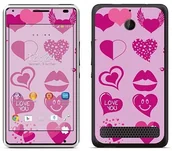 Etui i futerały do telefonów - Sony Royal Sticker Royal tatuaż ścienny RS. 74291 samoprzylepny do Xperia E1 z motywem serc RS.74291 - miniaturka - grafika 1