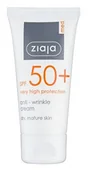 Kremy do twarzy z filtrem - Ziaja Krem przeciwzmarszczkowy do opalania SPF 50+ Anti Wrinkle Cream) 50 ml - miniaturka - grafika 1