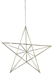 Star Diody LED, drut gwiazda "Line" ok. 38 cm 20 Warmwhite LED, materiał: metal, kolor mosiądzu, przezroczysty przewód z transformatorem 690-70 - Oświetlenie świąteczne Star Diody LED, drut gwiazda "Line" ok. 38 cm 20 Warmwhite LED, materiał: metal, kolor mosiądzu, przezroczysty przewód z transformatorem 690-70 - Oświetlenie świąteczne - miniaturka - grafika 1