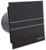 Wentylatory łazienkowe - CATA Wentylator E-100 GT BK Timer czarnym/Szklany front/bardzo cichy/energooszczędna, łożysk kulkowych, EU markowa jakość od 1947 R./autoryzowany CATA sprzedawcy - miniaturka - grafika 1