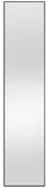 Lustra - INSPIRE Lustro stojące Psyche czarne 35 x 151.5 cm Inspire - miniaturka - grafika 1