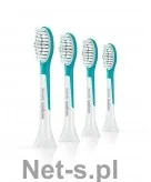 Philips Sonicare Końcówki wymienne do szczoteczek do zębów Sonicare HX6044/33 Sonicare for Kids 7+ 4 szt jasnozielony biały - Końcówki do szczoteczek elektrycznych - miniaturka - grafika 4