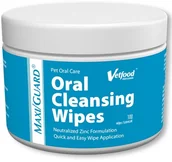 Higiena jamy ustnej zwierząt - Vetfood MAXI/GUARD Oral Cleansing Wipes 100 szt. - miniaturka - grafika 1