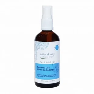 Natural Way Ekstrakt z Liści Aloesu Barbadensis Natural Way 100ml D966-870F2 - Toniki i hydrolaty do twarzy Natural Way Ekstrakt z Liści Aloesu Barbadensis Natural Way 100ml D966-870F2 - Toniki i hydrolaty do twarzy - miniaturka - grafika 1