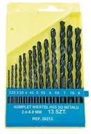 Wiertła - MEGA Zestaw wierteł 26213 do metalu 2-8mm 13szt - miniaturka - grafika 1