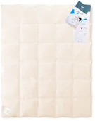 Kołdry - AMZ Kołdra z pierza Pierze Rozmiar 200x200 Kołdra całoroczna Kolor różowy - miniaturka - grafika 1