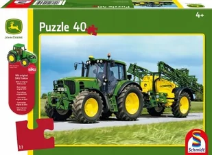 John Puzzle Deere 6630 z opryskiwaczem, z traktorem Siku - Puzzle - miniaturka - grafika 3