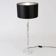 Lampy stojące - Hollander Lampa stołowa Cancelliere Rotonda srebrna 79 cm - miniaturka - grafika 1