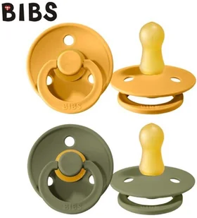 BIBS 2-PACK HONEY BEE & OLIVE S Smoczek Uspokajający kauczuk Hevea 63478-uniw - Smoczki uspokajające - miniaturka - grafika 2