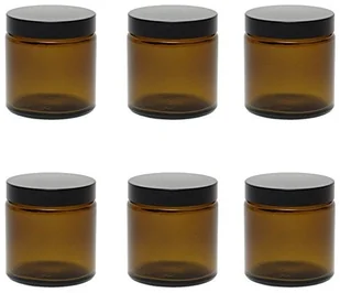 Viva Haushaltswaren VIVA artykuły gospodarstwa domowego # 39502 # 6 szklanka szklanki tygiel 120 ML/żel maść/żel kremowy/słoje/pojemniki do produktów sypkich wykonana ze szkła brązowy wraz z etykiety, brązowy, 6.1 x 6.1 #39502# - Pojemniki kuchenne Viva Haushaltswaren VIVA artykuły gospodarstwa domowego # 39502 # 6 szklanka szklanki tygiel 120 ML/żel maść/żel kremowy/słoje/pojemniki do produktów sypkich wykonana ze szkła brązowy wraz z etykiety, brązowy, 6.1 x 6.1 #39502# - Pojemniki kuchenne - miniaturka - grafika 1