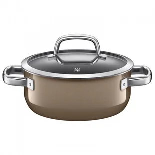 WMF Garnek niski z pokrywką Fusiontec Mineral, brązowy, srebrny, 2,4 l - Garnki - miniaturka - grafika 3