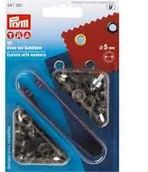 Artykuły kaletnicze - PRYM Oczka fi5mm St.złoto 40szt przyrząd PRYM 5007 - miniaturka - grafika 1