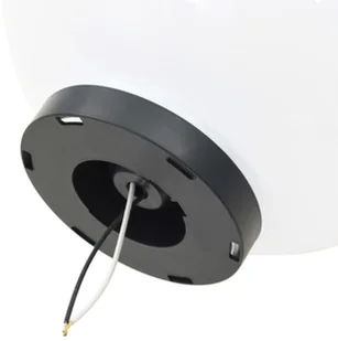vidaXL Lampy zewnętrzne LED, 2 szt., kule 30 cm, PMMA - Lampy ogrodowe - miniaturka - grafika 6