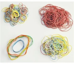 GUMKI KRZYŻOWE Q-CONNECT, 0,1KG, ŚREDNICA 102MM, MIX KOLORÓW - Artykuły biurowe - miniaturka - grafika 11