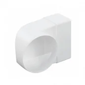 Rury i kanały wentylacyjne - airRoxy Kolano łącznikowe 90&deg; 110x55/fi 100 airRoxy 7723 02-403 - miniaturka - grafika 1