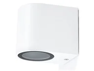 Lampy ogrodowe - LVT Lampa elewacyjna - kinkiet ogrodowy - oprawa zewnętrzna GU10 LED Luna - Biała OO2389 - miniaturka - grafika 1