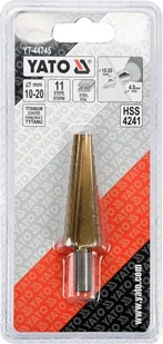 Yato WIERTŁO STOPNIOWE 10-20MM YT-44745 - Wiertła - miniaturka - grafika 3