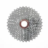 Kasety rowerowe - Point Kaseta Point 8-rzędpwa 11-28T srebrna 420128 - miniaturka - grafika 1