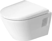 Miski WC - Duravit D-Neo Zestaw Toaleta WC 48x37 cm bez kołnierza + deska wolnoopadająca biały Alpin 45870900A1 - miniaturka - grafika 1