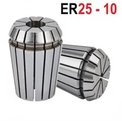 Tuleje - Tuleja zaciskowa ER25 FI 10 tulejka precyzyjna CNC - miniaturka - grafika 1
