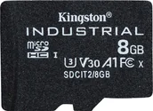 Karty pamięci - Kingston Industrial MicroSDHC 8GB UHS-I/U3 A1 V30 SDCIT2/8GBSP SDCIT2/8GBSP - miniaturka - grafika 1