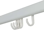Zasłony prysznicowe - Sealskin Zestaw drążków do zasłony prysznicowej Easy-Roll, biały Coram - miniaturka - grafika 1
