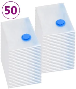 vidaXL Próżniowe worki podróżne na ubrania, 120x70 cm, 50 szt. vidaXL - Pudła i pojemniki do przechowywania - miniaturka - grafika 3