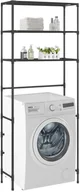 Wieszaki łazienkowe - vidaXL 3-poziomowy regał nad pralkę, 69x28x169 cm - miniaturka - grafika 1