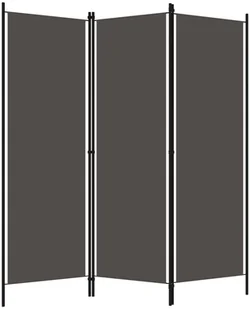 vidaXL Parawan 3-panelowy, antracytowy, 150 x 180 cm vidaXL - Parawany - miniaturka - grafika 2
