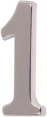 Numery na dom - Sartpol OBI Cyfra 1 samoprzylepna 5 cm chrom - miniaturka - grafika 1