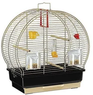 Klatki i wyposażenie dla ptaków - Ferplast Luna 2 Antyczny Mosiądz klatka dla kanarka i małych ptaków egzotycznych - miniaturka - grafika 1