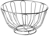 Kosze na owoce - Premier housewares okrągły kosz na owoce z siatki drucianej, 24 cm, chrom 0509005 - miniaturka - grafika 1