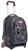 Plecaki - Seven Trolley New Tech Seven, Yantry Girl, czarny, plecak 3 w 1, zdejmowany, do szkoły i na podróż 2010021C3-899 - miniaturka - grafika 1