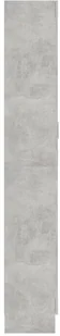 VidaXL Witryna, szarość betonu, 82,5x30,5x185,5 cm, płyta wiórowa 802772 VidaXL - Witryny - miniaturka - grafika 7
