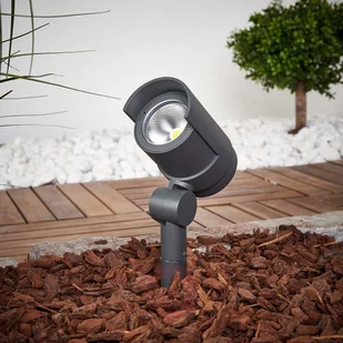 LAMPENWELT.COM Beatrix, reflektor z grotem ziemnym i diodami LED - Lampy ogrodowe - miniaturka - grafika 3