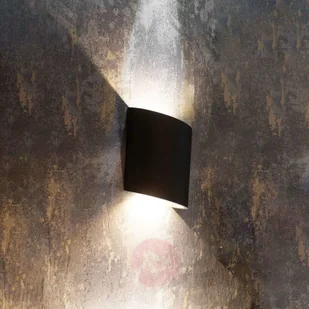 Mantra Kinkiet zewnętrzny LED Sochi ciemnoszary - Lampy ogrodowe - miniaturka - grafika 2