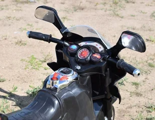 Super-Toys s Nowy motor,motorek B/ ST-C051 GB-C051-SREBRNY - Pojazdy elektryczne dla dzieci - miniaturka - grafika 15