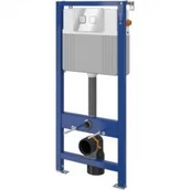 Stelaże i zestawy podtynkowe do WC - Cersanit Aqua Set B80 stelaż podtynkowy FRESH z przyciskiem spłukującym Accento Square chrom błyszczący s701-332 s701-332 - miniaturka - grafika 1