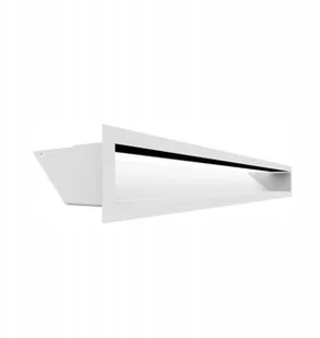 Kratki.pl Kratka wentylacyjna luft 90x800 mm - kolor biały LUFT/9/80/B - Akcesoria kominkowe - miniaturka - grafika 2