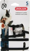 Akcesoria dla gryzoni - Zolux Szelki i smycz dla szczura S kol. czarny - miniaturka - grafika 1
