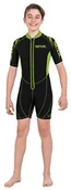 Pianki do pływania - SEAC Seac Unisex-młodzieżowy kombinezon do nurkowania, nurkowania i aktywności w wodzie dla dzieci, 2,5 mm neopren, czarny/zielony, 13 lat 0010400051225A - miniaturka - grafika 1