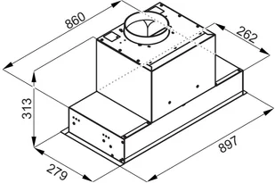 VDB Flat Gest 90 Biały - Okapy kuchenne - miniaturka - grafika 5