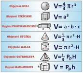 Pomoce naukowe - Objętości brył ES025 - miniaturka - grafika 1