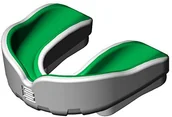 Ochraniacze do sportów walki - Makura makura Ignis Pro ochraniacz szczęki, biały SPOMG004-Green/White - miniaturka - grafika 1