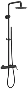 Actima Zestaw natryskowy podtynkowy PI czarny AREX.1281BL - Zestawy prysznicowe - miniaturka - grafika 3