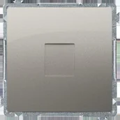 Klawisze i ramki - Kontakt Simon KONTAKT_SIMON Zaślepka ramki BASIC Satyna BMPS.01/29 - miniaturka - grafika 1